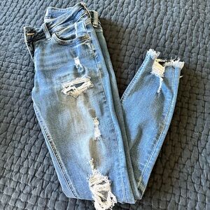 Buckle Slim Fit Jeans